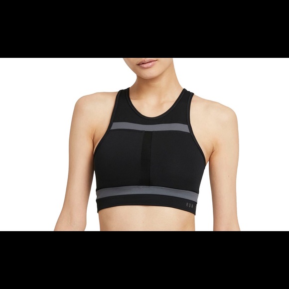 Nike New wTags Dri Fit Mid Level Hugged Fit Removable Chest Piece Sports Bra - Picture 5 of 5